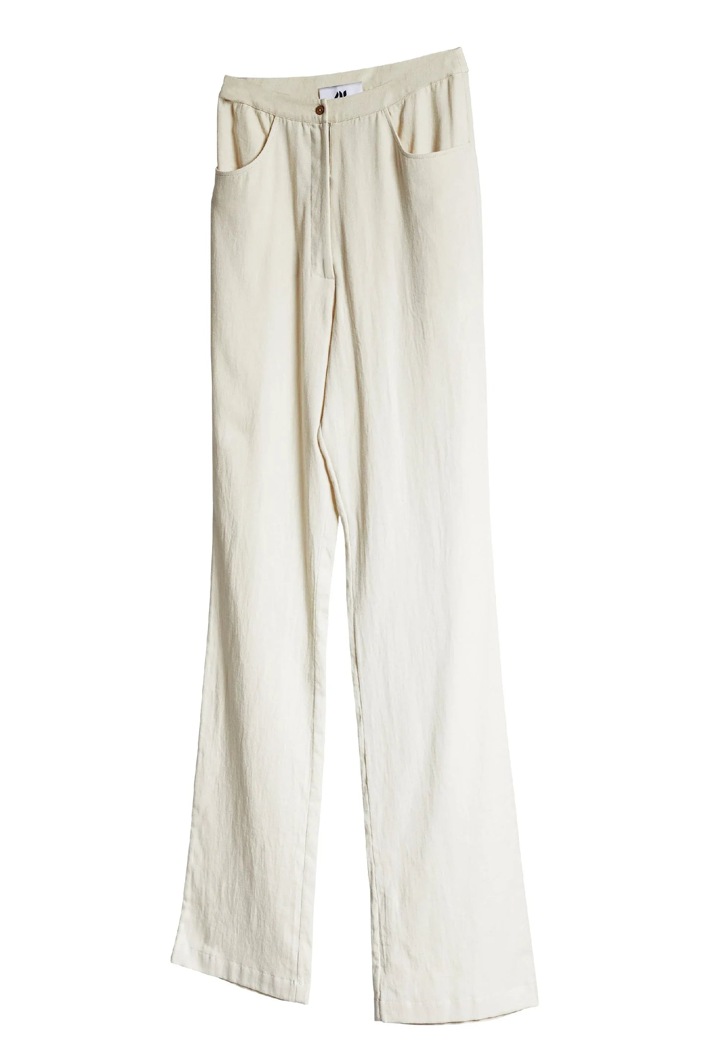 Natural lounge pants product ghost view - Anjum Khan
