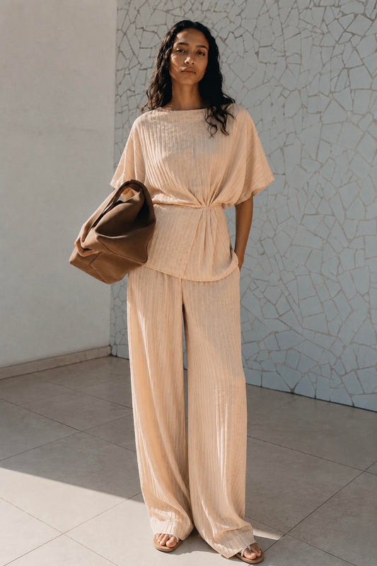 Striped Flared Matching Set