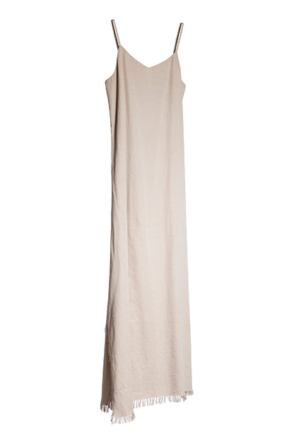 Asymmetric Fringed Dress