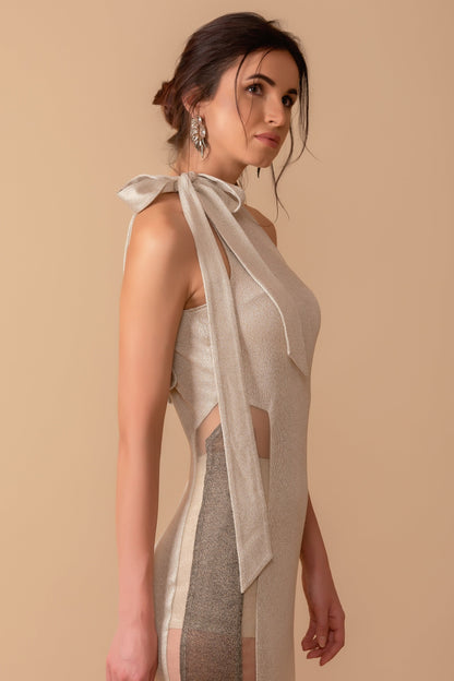 Striped Knit Bodycon dress