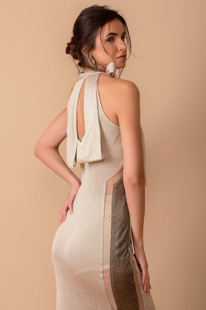 Striped Knit Bodycon dress