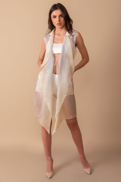  Silk-Organza Trench Coat 