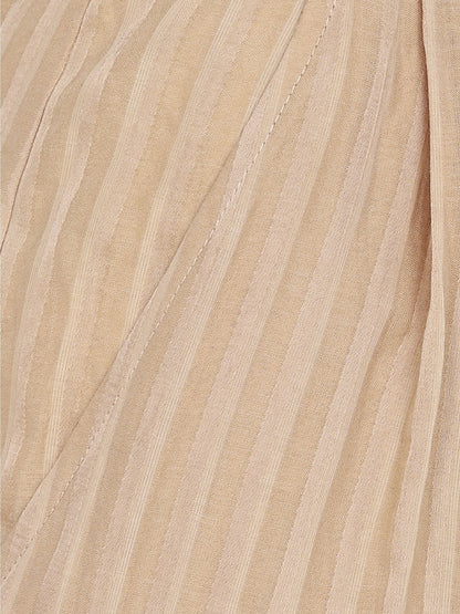 Women's striped flared pants – breathable and sustainable wide-leg design, perfect for work and casual wear